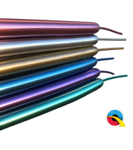 100 PALLONCINI MODELLABILI CHROME QUALATEX