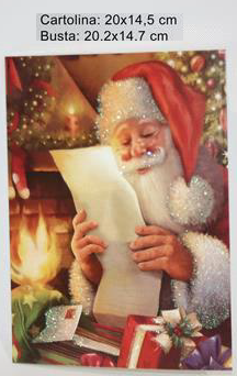 Auguri Immagini Babbo Natale.Biglietto Auguri Babbo Natale Jolly Toys Addobbi Ed Articoli Per Feste Ed Eventi