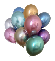 100 PALLONCINI CHROME 12