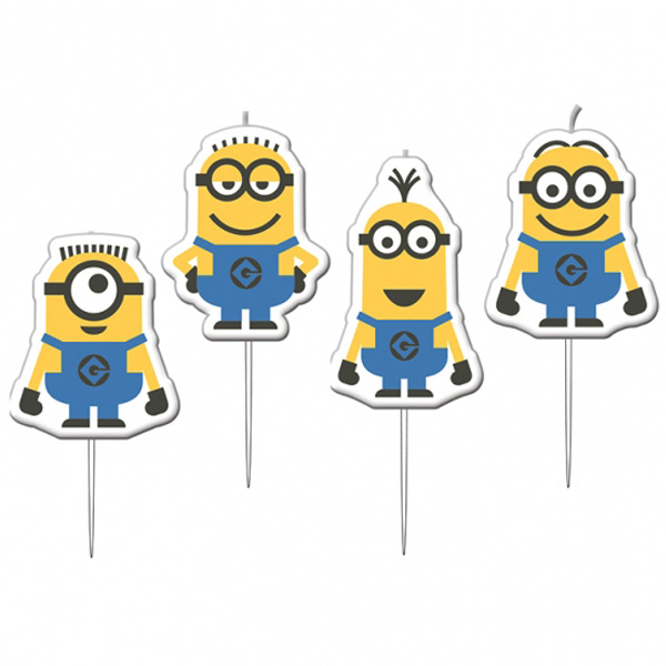 CANDELINE MINIONS CATTIVISSIMO ME pz.4