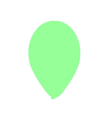 palloncini 10'' 100 pz colore verde menta