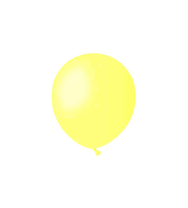 palloncini 5'' 100 pz colore giallo