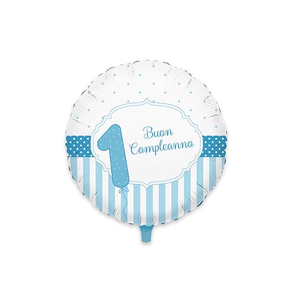 PALLONE CELESTE PRIMO COMPLEANNO