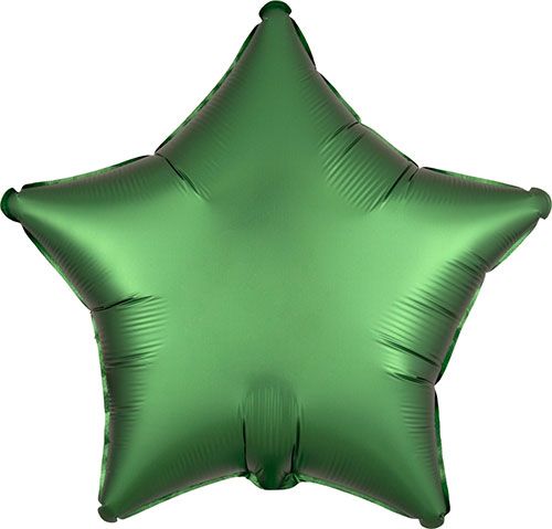 PALLONCINO SATINATO STELLA VERDE SMERALDO