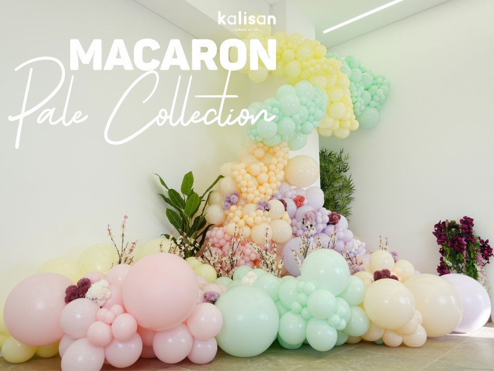 PALLONCINI MACARON KALISAN PALE