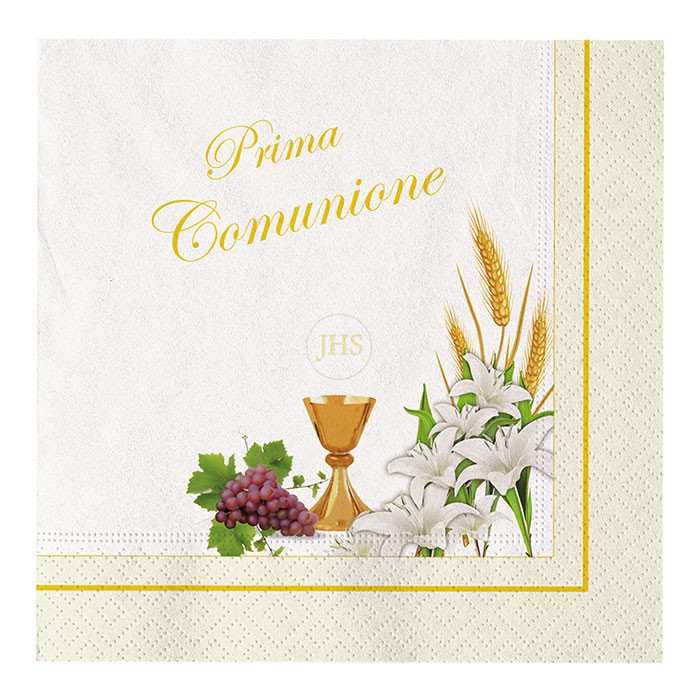 Tovagliolo Comunione Lily 20pz
